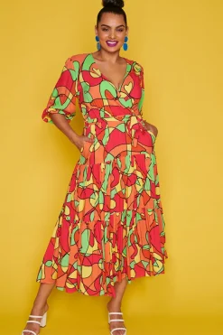Label of Love Casual Dresses | Fit & Flare Dresses*Chasing Lovely Lines Citrus Dress