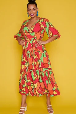 Label of Love Casual Dresses | Fit & Flare Dresses*Chasing Lovely Lines Citrus Dress