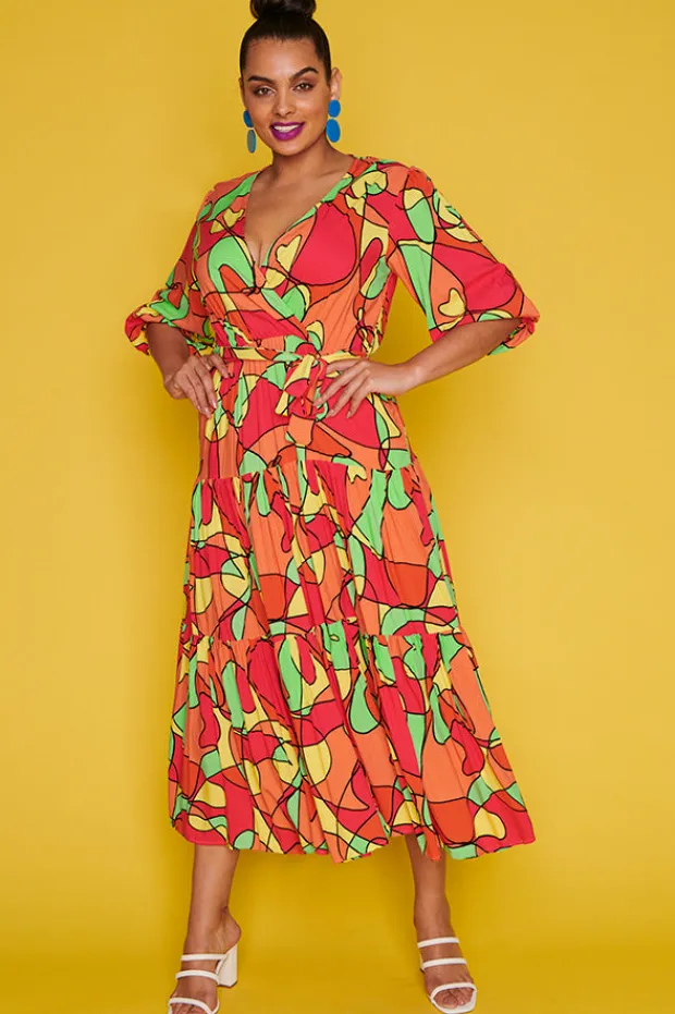 Label of Love Casual Dresses | Fit & Flare Dresses*Chasing Lovely Lines Citrus Dress