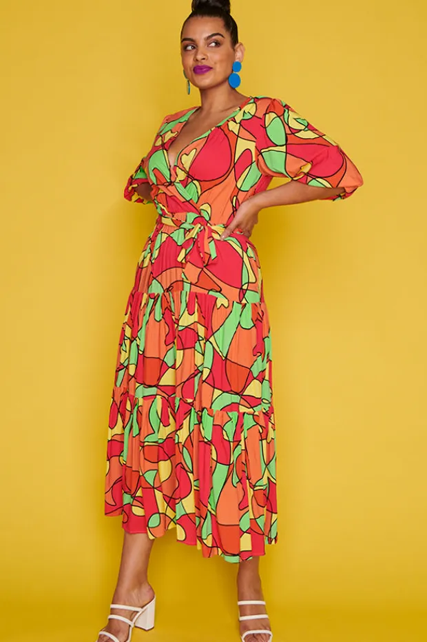 Label of Love Casual Dresses | Fit & Flare Dresses*Chasing Lovely Lines Citrus Dress