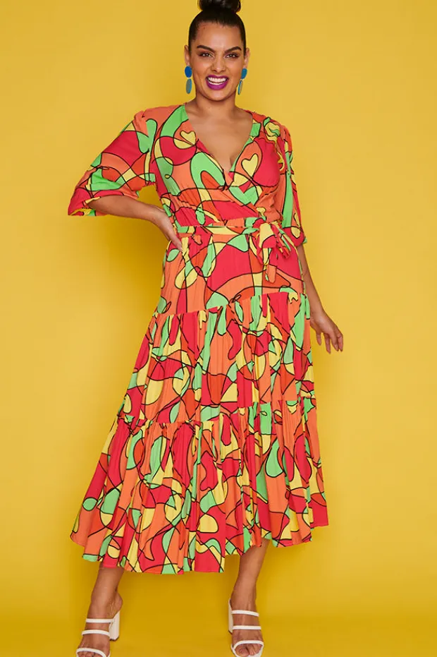 Label of Love Casual Dresses | Fit & Flare Dresses*Chasing Lovely Lines Citrus Dress