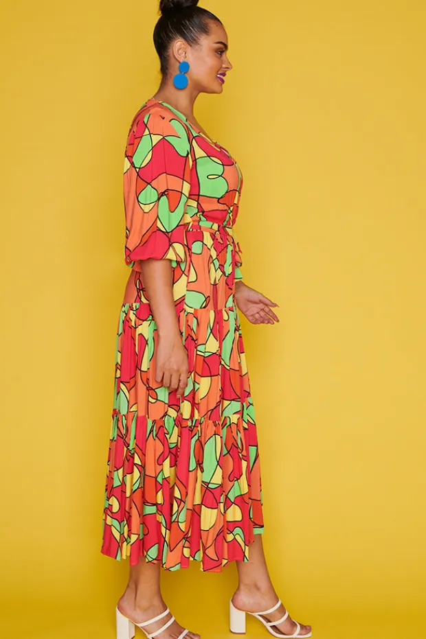 Label of Love Casual Dresses | Fit & Flare Dresses*Chasing Lovely Lines Citrus Dress