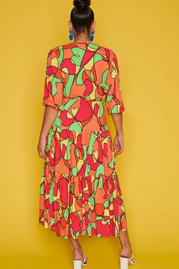 Label of Love Casual Dresses | Fit & Flare Dresses*Chasing Lovely Lines Citrus Dress