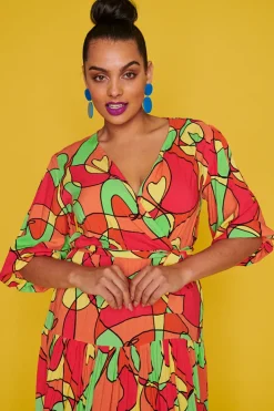 Label of Love Casual Dresses | Fit & Flare Dresses*Chasing Lovely Lines Citrus Dress