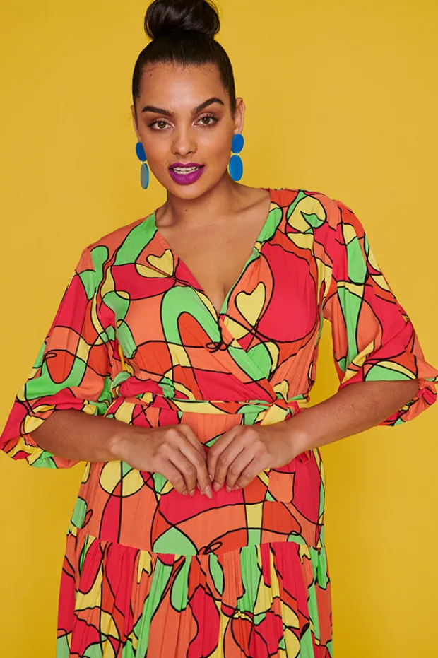 Label of Love Casual Dresses | Fit & Flare Dresses*Chasing Lovely Lines Citrus Dress