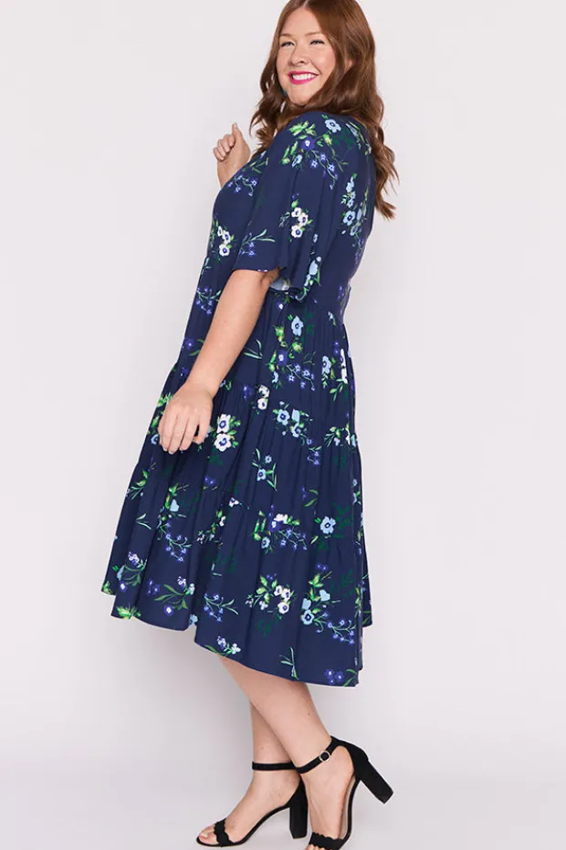 YD International Loose Dresses | Casual Dresses*Chrissie Blue Blossom Dress