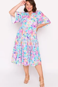 YD International Loose Dresses | Casual Dresses*Chrissie Rainbow Bloom Dress