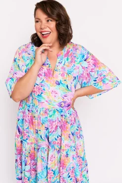 YD International Loose Dresses | Casual Dresses*Chrissie Rainbow Bloom Dress
