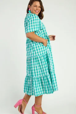 Lorraine Designs Loose Dresses | Casual Dresses*Clara Jade Gingham Dress
