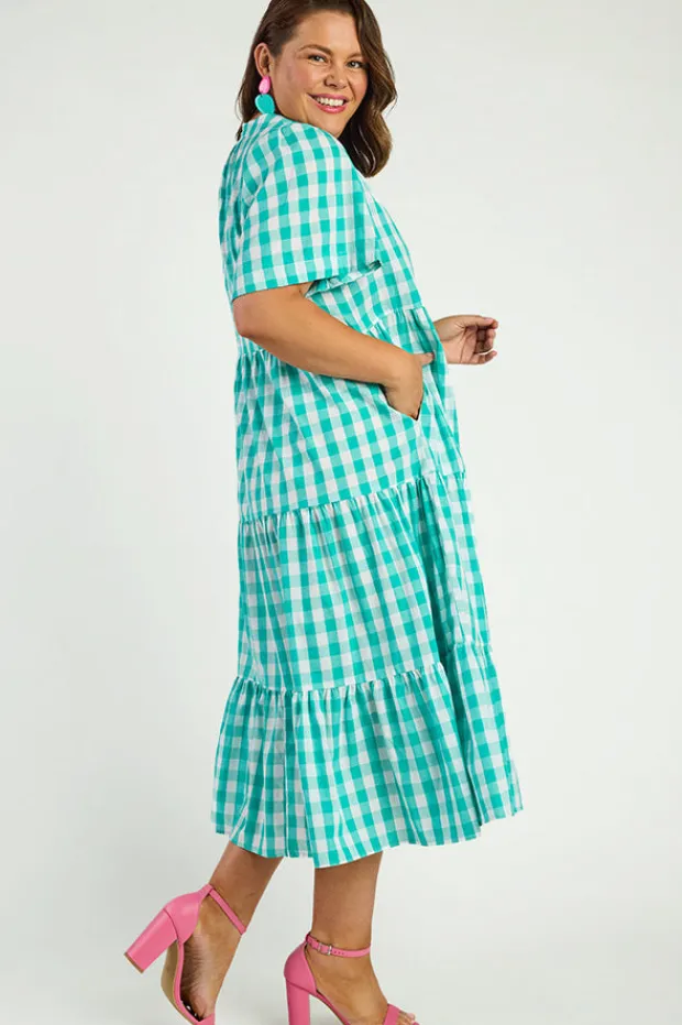 Lorraine Designs Loose Dresses | Casual Dresses*Clara Jade Gingham Dress