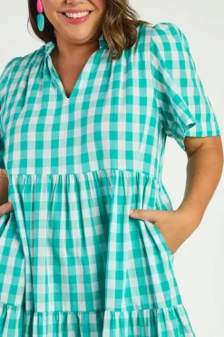 Lorraine Designs Loose Dresses | Casual Dresses*Clara Jade Gingham Dress