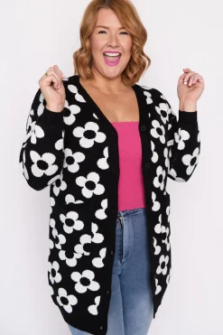 Lorraine Designs Knits & Cardigans*Clover White Daisy Cardi