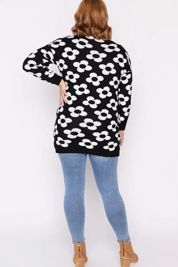 Lorraine Designs Knits & Cardigans*Clover White Daisy Cardi