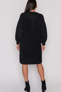 Lorraine Designs Knits & Cardigans | Mini Dresses*Cozy Black Knit Dress