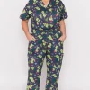 YD International Pants & Jeans*Cristina Dino Christmas Scrub Pant