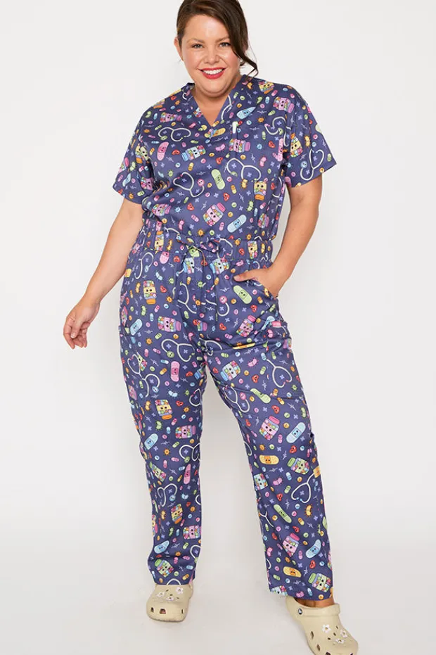 YD International Pants & Jeans*Cristina Happy Health Scrub Pant