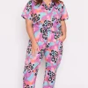 YD International Pants & Jeans*Cristina Inky Leopard Scrub Pant