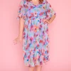 Lorraine Designs Casual Dresses | Cocktail Dresses*Dana Whimsical Water Colour Dress