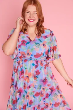Lorraine Designs Casual Dresses | Cocktail Dresses*Dana Whimsical Water Colour Dress