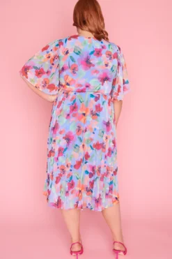 Lorraine Designs Casual Dresses | Cocktail Dresses*Dana Whimsical Water Colour Dress