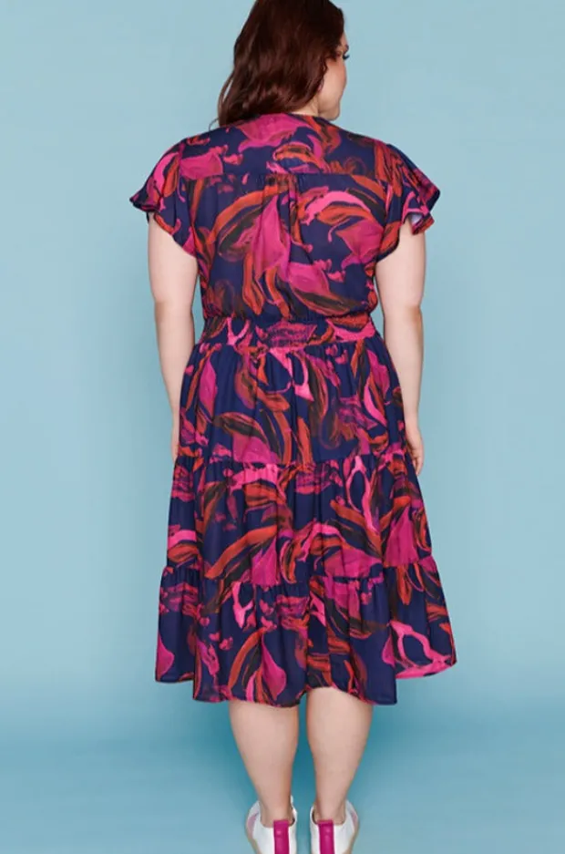 Lorraine Designs Casual Dresses | Fit & Flare Dresses*Dancer Midnight Sunrise Dress