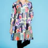 Lorraine Designs Casual Dresses | Loose Dresses*Dawn Outside The Lines Dress