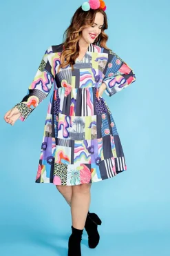 Lorraine Designs Casual Dresses | Loose Dresses*Dawn Outside The Lines Dress