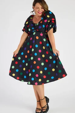 Lorraine Off The Shoulder Dresses | Cocktail Dresses*Demi Circus Lights Dress