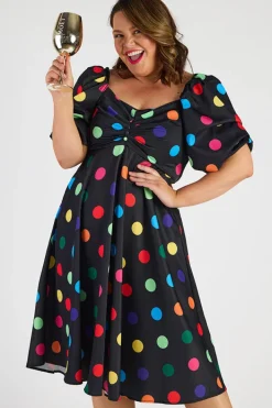 Lorraine Off The Shoulder Dresses | Cocktail Dresses*Demi Circus Lights Dress