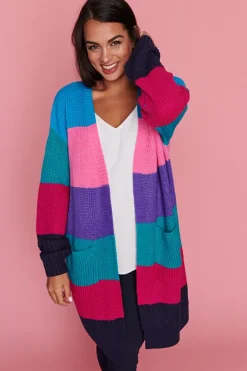Lorraine Designs Knits & Cardigans*Devi Autumn Hues Long Cardi