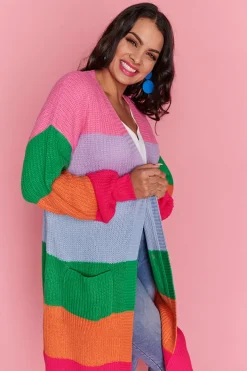 Lorraine Designs Knits & Cardigans*Devi Sorbet Sunrise Cardi