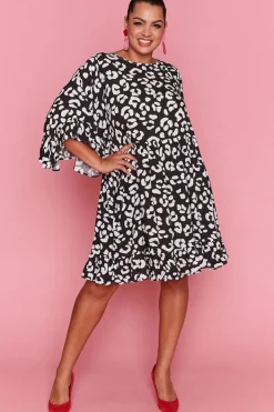 Label of Love Casual Dresses | Shift Dresses*Diona Black Leopard Dress