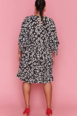 Label of Love Casual Dresses | Shift Dresses*Diona Black Leopard Dress