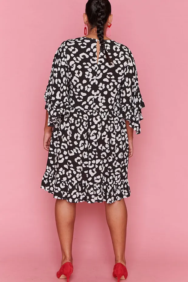 Label of Love Casual Dresses | Shift Dresses*Diona Black Leopard Dress