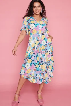 Little Party Dress Casual Dresses | Fit & Flare Dresses*Dionne Chalky Floral Dress