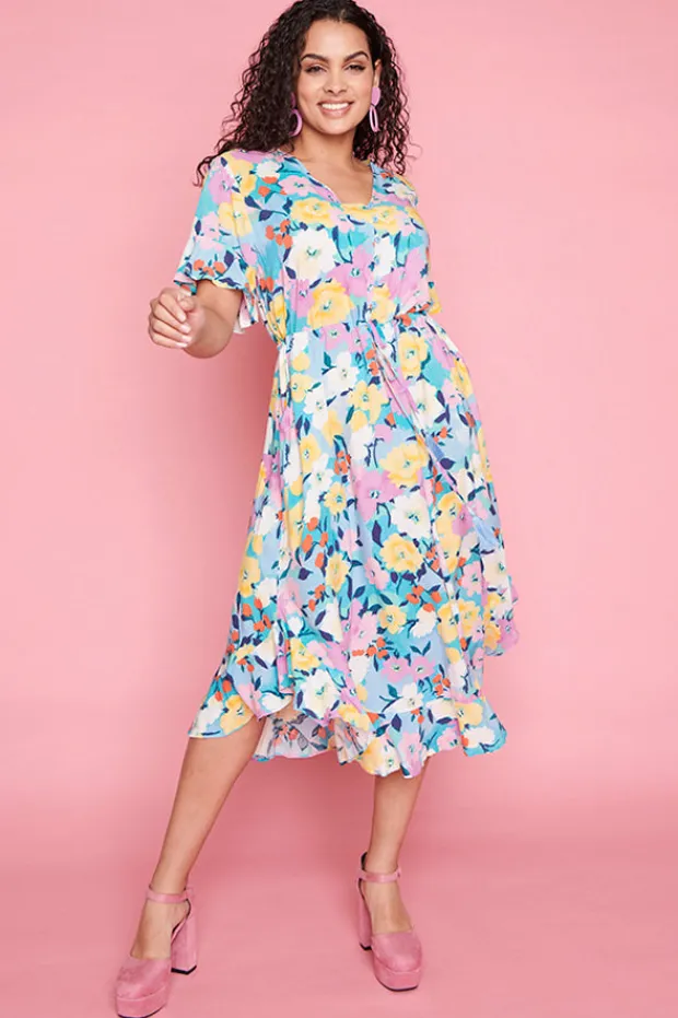 Little Party Dress Casual Dresses | Fit & Flare Dresses*Dionne Chalky Floral Dress