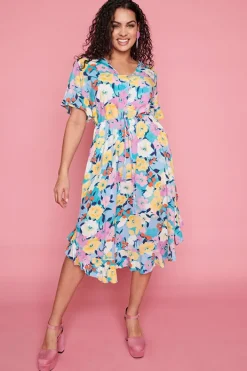 Little Party Dress Casual Dresses | Fit & Flare Dresses*Dionne Chalky Floral Dress