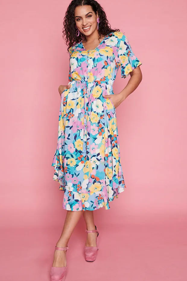 Little Party Dress Casual Dresses | Fit & Flare Dresses*Dionne Chalky Floral Dress