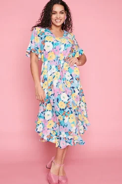 Little Party Dress Casual Dresses | Fit & Flare Dresses*Dionne Chalky Floral Dress