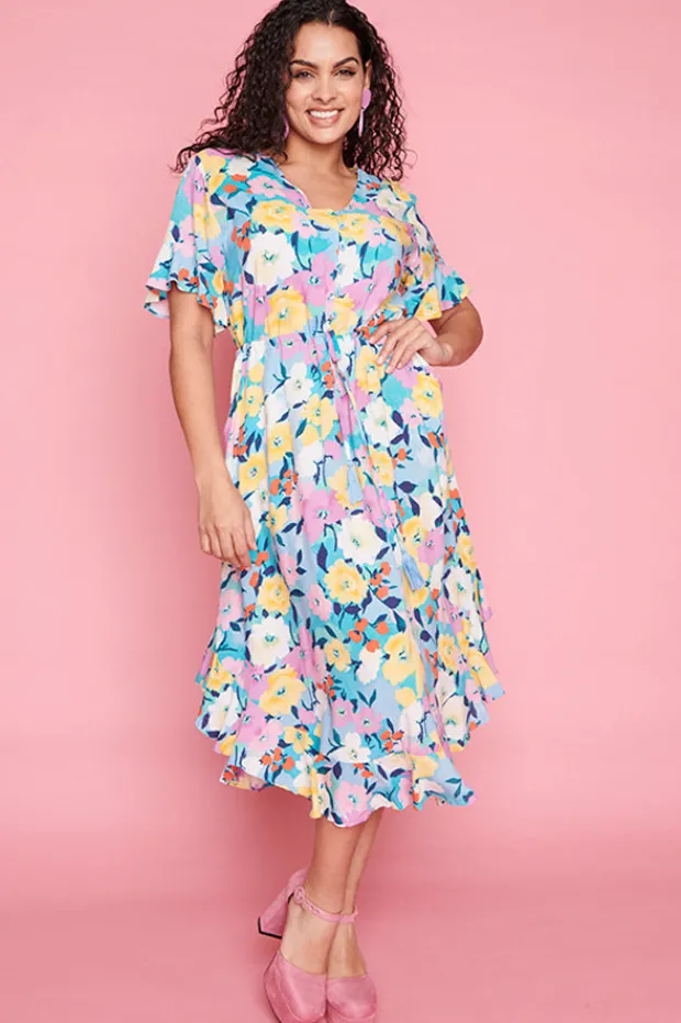 Little Party Dress Casual Dresses | Fit & Flare Dresses*Dionne Chalky Floral Dress