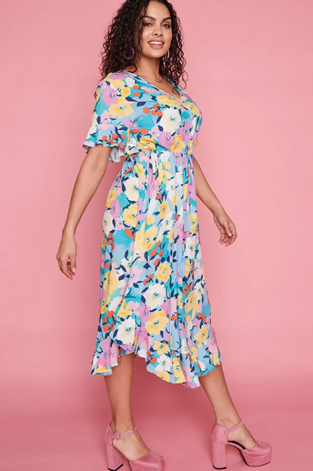 Little Party Dress Casual Dresses | Fit & Flare Dresses*Dionne Chalky Floral Dress
