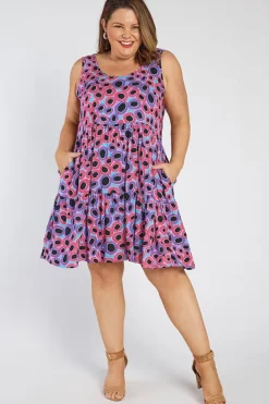 Lorraine Designs Fit & Flare Dresses | Knee Length Dresses*Dove Lilly Pilly Sleeveless Dress