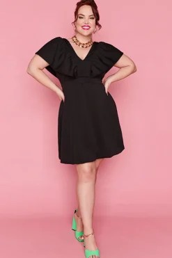 Lorraine Designs Casual Dresses | Fit & Flare Dresses*Eleanor Black Party Dress