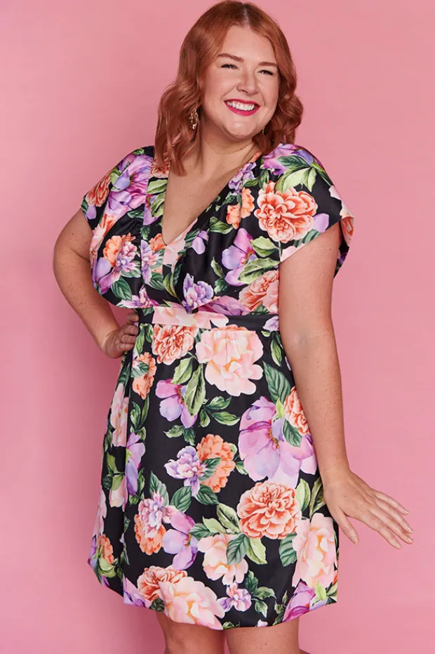 Lorraine Designs Casual Dresses | Fit & Flare Dresses*Eleanor Night Garden Party Dress