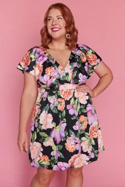 Lorraine Designs Casual Dresses | Fit & Flare Dresses*Eleanor Night Garden Party Dress