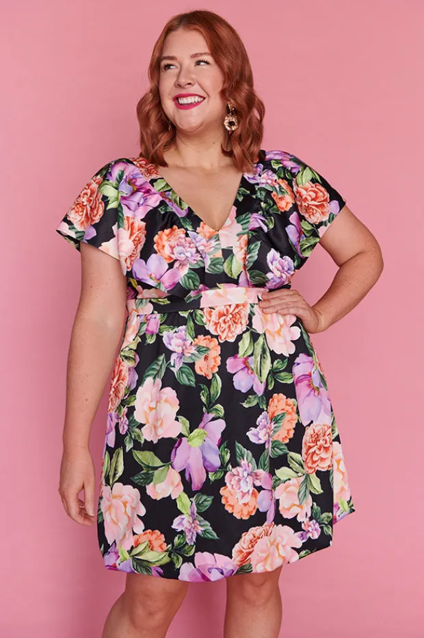 Lorraine Designs Casual Dresses | Fit & Flare Dresses*Eleanor Night Garden Party Dress