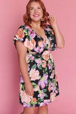 Lorraine Designs Casual Dresses | Fit & Flare Dresses*Eleanor Night Garden Party Dress