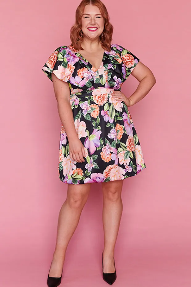Lorraine Designs Casual Dresses | Fit & Flare Dresses*Eleanor Night Garden Party Dress
