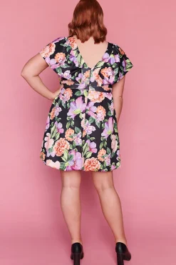 Lorraine Designs Casual Dresses | Fit & Flare Dresses*Eleanor Night Garden Party Dress
