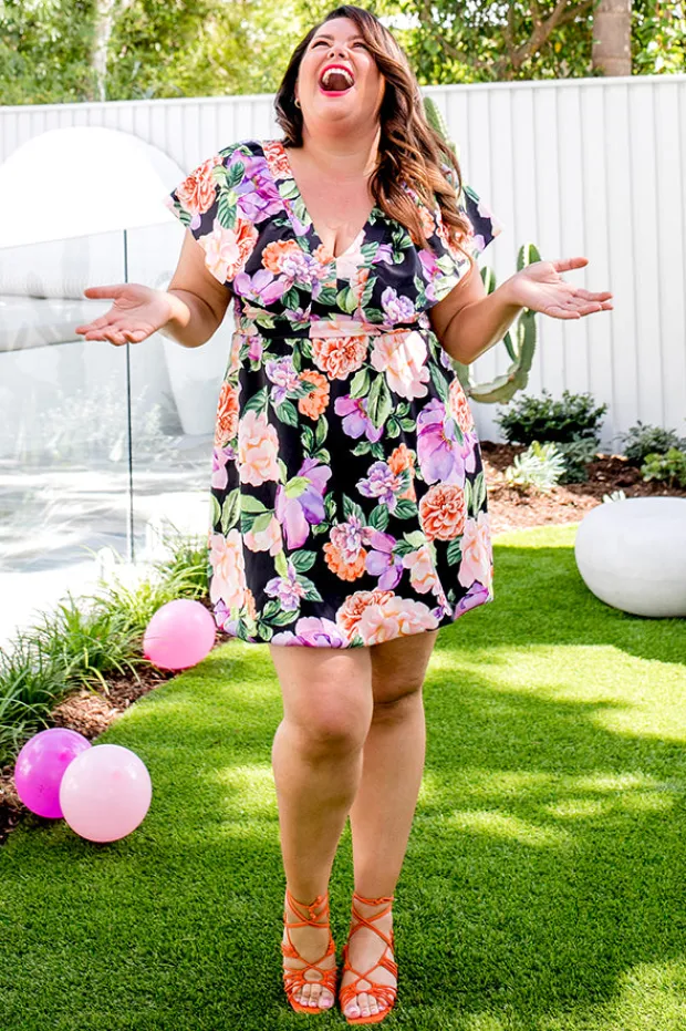 Lorraine Designs Casual Dresses | Fit & Flare Dresses*Eleanor Night Garden Party Dress